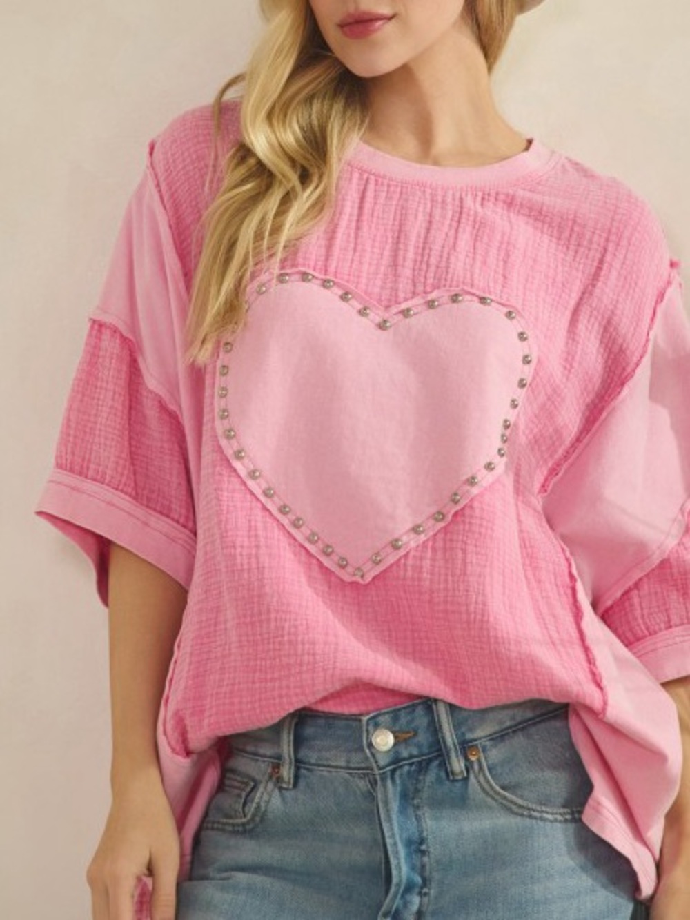 EVERYDAY LOVE TEE|PINK